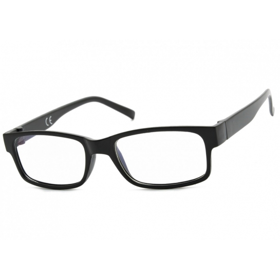 Okulary z filtrem Antyrefleksyjne zerówki Nerdy prostokątne DR-109-C2